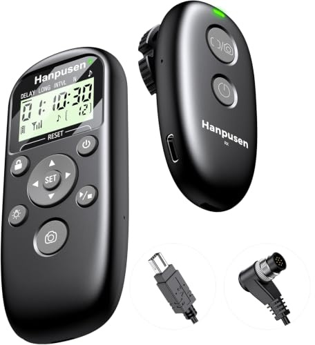 Rechargeable Wireless Intervalometer Shutter Release for Nikon Cameras - Time-Lapse, Star Trails, Interval & Bulb Exposure Remote with OLED Display for Nikon Z8/Z6 III/D7500/D850/Z5/Z6/Z9/P1000/P1100