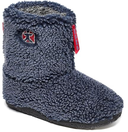 Bedroom Athletics Mens Gosling Snow Tipped Sherpa Slipper Boot Soft Warm Zip Memory Foam Machine Washable
