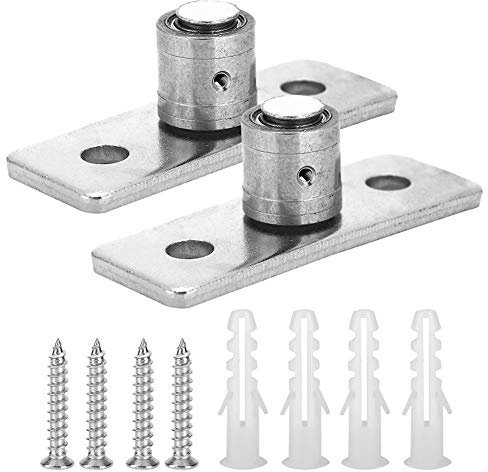 Raccords de quincaillerie Guide de Plancher de Porte de Grange à résistance à la Corrosion, Guide de Plancher Coulissant Guide à Rouleaux sans Bruit, pour Portes coulissan