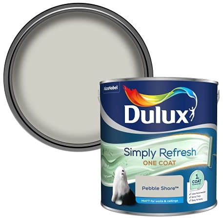 Dulux Simply Refresh Matt Emulsion Paint - Pebble Shore - 2.5L, 5382896