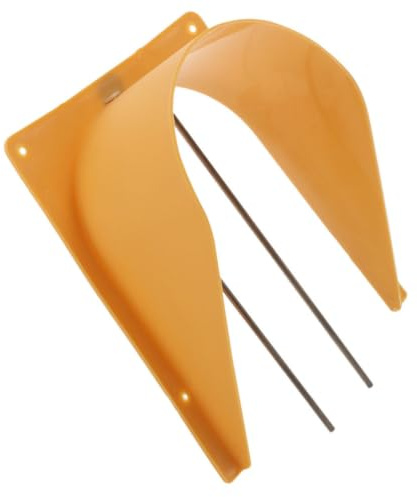Porte D’entrée pour Pigeons Style Européen, Plastique et Acier Inoxydable | Jaune, Conception Unidirectionnelle, Performance Fiable, Fournitures Colombophilie