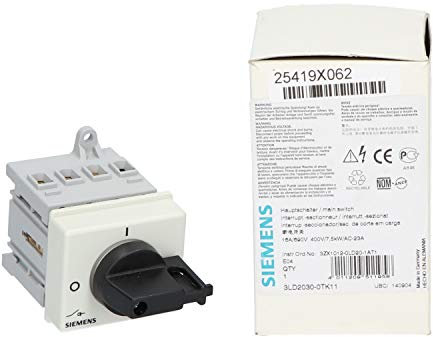 Siemens Indus.Sector Haupt-/Not-Aus-Schalter 3LD2030-0TK11 3p. 16A 7,5kW/400V 3LD Lasttrennschalter 4011209511958