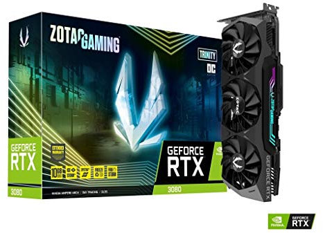 Zotac GeForce RTX 3080 Trinity OC 10GB GDDR6X Scheda video 3xDP/HDMI, ZT-A30800J-10P