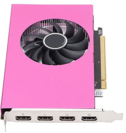 ciciglow Computergrafikkarte, YESTON 4G/128bit/GDDR5 4 Bildschirm HDR Gaming Grafikkarten 1183/6000MHz 4K 60Hz Unterstützt Split Screen 4HDMI