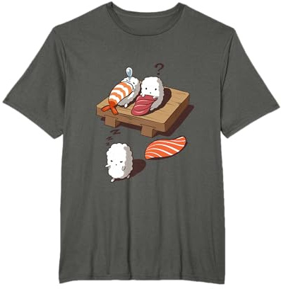 Divertido Sushi Caminar Dormido, Japonés Foodie Camiseta