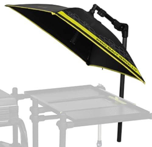 Fox Matrix Pro Bait Brolley 75x75cm - Schirm für Köderablage, Angelschirm für Sitzkiepen, Schutzschirm für Seitenablage