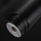 ZOFUN Sticky Wallpaper, 40 cm x 20 M Sticky Vinyl Wrap Easy to Peel and Stick, Matte Black Self Adhesive Wallpaper, Removable Kitchen Vinyl Wrap for Cupboards, Worktop, Furniture, Wall