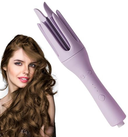 Missmisq Rizador de pelo giratorio automático, rizador de pelo automático | Rizador automático de iones negativos de 32 mm - Rizador de pelo giratorio de 360° con rizador de calor instantáneo con