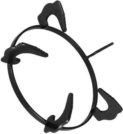 Uonlytech Support De Casserole En Fonte Rectangulaire Pour Cuisinière à Gaz, Antidérapant, Installation Sans Outil, Adapté à Usage Domestique