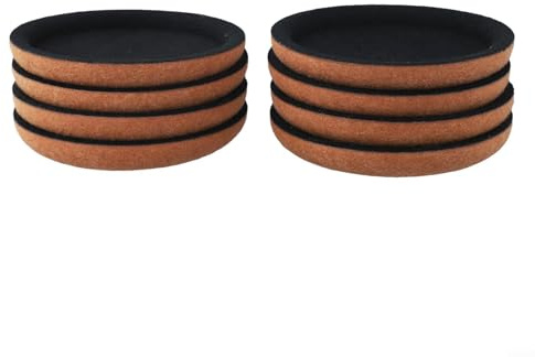 Furniture Gliders Set of 8 Felt Pads for Chairs, Tables, Sofas and Beds, 90mm and 127mm Diameter Floor Protection and Noise Reduction Discs, For EVA and Felt(3.5 inches)
