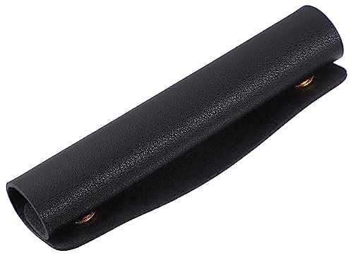 DOITOOL 4 Pièces à Main en Cuir Sling Bag Sacoche bandoulière Accessoires de Portefeuille pour Hommes Housse de bandoulière de Couverture de poignée de à Main PU Black