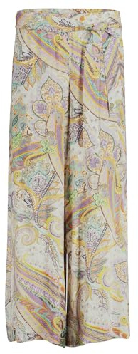 Cartoon Damen Palazzo-Hose mit Gummizug 36, Grün/Violett