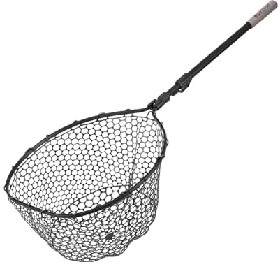 Westin W3 C&R Adjustable Rubber Landing Net L 45 x 55 x 35 cm - Landing Net, Fishing Landing Net, Predatory Fish Landing Net