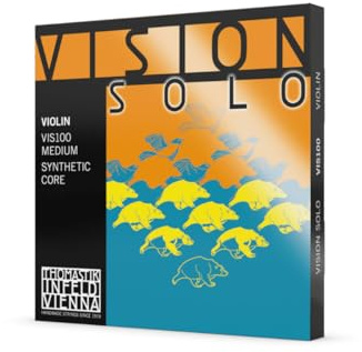Thomastik-Infeld - Vision Solo - VIS101-4-String Set (D Silver) - 4/4 - Aluminium Wound - Tension 23.3kg/51.3lbs