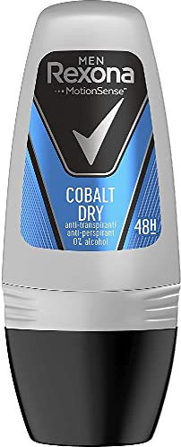Rexona Desodorante Roll On Antitranspirante para hombre Cobalt Dry 50ml