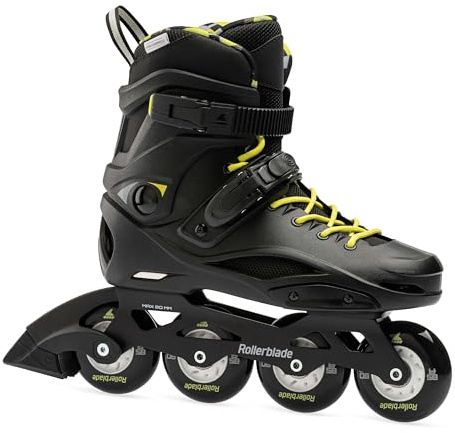 Rollerblade RB Cruiser Patines en línea, Hombre, Negro y Amarillo neón, 220