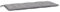 vidaXL Gartenbankauflage, Bankauflage Sitzkissen Outdoor, Polsterauflage Auflage für Gartenbank, Bankpolster Bankkissen, Grau 120x50x7cm Oxford-Gewebe