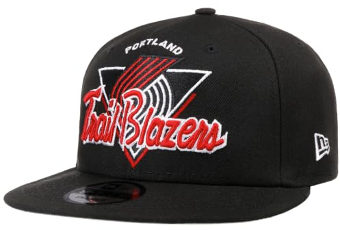 New Era 9Fifty NBA Tip-Off Blazers KepsEra Damer/Herrar - flat brim hatt basebollkeps snapback cap Snapback, med skärm Höst Sommar Vår Vinter Sommar-Vinter - One Size svart