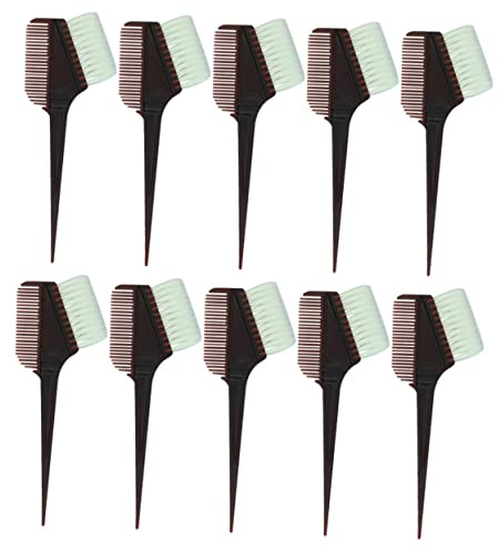 Healeved 10pezzi Kit Per Tintura Capelli Con Pettine e Ciotola Per Tintura Strumenti Professionali Per Parrucchieri e Uso Domestico Accessori Facile Da Usare e Trasportare Materiale Plastic