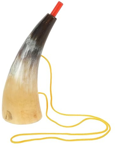 Toddmomy Halloween Pirat Horn Rekvisita i Oxhorn och Hållbar Cosplay och Festaccessoar för och Karneval för Pirattema och Fancy Dress Evenemang Slumpmässig Färg