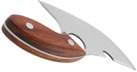 VANZACK Cuchillo Adecuado para Cortar Carne para Carne de Acero Inoxidable Mango de Madera Cómodo y Diseño Sola Pieza Cocina