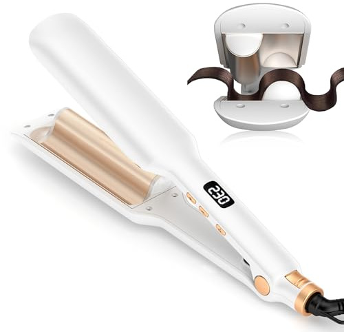 OKWRAP Boucleur a Cheveux 32mm Fer a Gaufrer Les Cheveux Fer a Friser