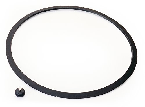 Presto 09901 Pressure Cooker Sealing Ring and Automatic Air Vent, Aluminum, Black, 1-Pack