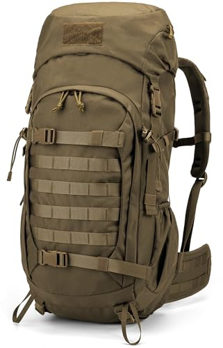 Mardingtop 50L Hiking Survival Backpack,Backpacking Backpack with Rain Cover for Hiking,Backpacking,Rucking,Camping,Survival