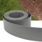 Izrielar Bordo per prato in plastica, bordatura elastica per prato, bordo per aiuole, bordo profilato, pietra per pavimentazione, percorsi da giardino (lunghezza 10 m, altezza 10 cm, grigio)