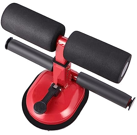 BESPORTBLE Bauchtrainer Sit-up-trainingsgerät Fitness-stange Beinmuskeltrainingsgerät Taillen-bauch-trainingsgerät Cup Rot Für Den Heimgebrauch