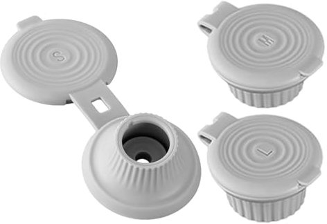 Omvänd flasklock | 3X skyddande flip-up-set, förseglade schampo och ner flasklock för lotioner, schampo