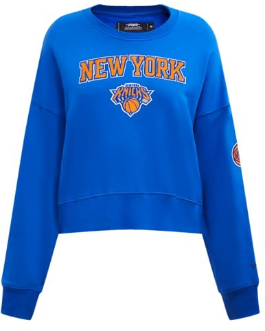 Pro Standard NBA Classic Chenille W FLC rund hals, kungsblå, XL, Kungsblå, XL