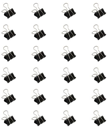 VIVIWI 24 clips plegables de acero inoxidable de cola larga para bolsas de alimentos, archivos de fotos, recibos, tablero de dibujo