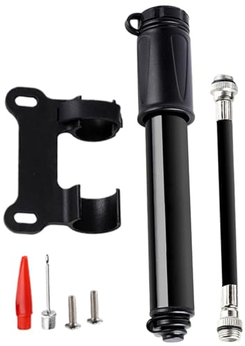 Pequeña bomba de bicicleta - Inflador de neumáticos para bicicleta, bomba de aire de marco de bicicleta, herramienta resistente a la presión para viajes por la ciudad, excursiones familiares, viajes