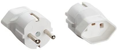 BACHMANN Reisestecker Umwandler Schweiz Deutschland Reiseadapter Weiß 921.012