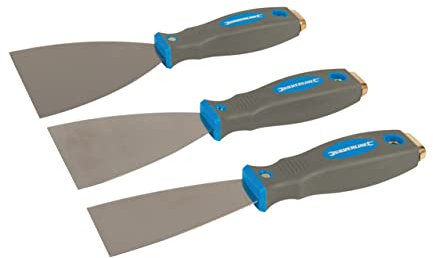 Silverline Tools 661661 - Espátulas Expert, 3 pzas 50, 75 y 100 mm