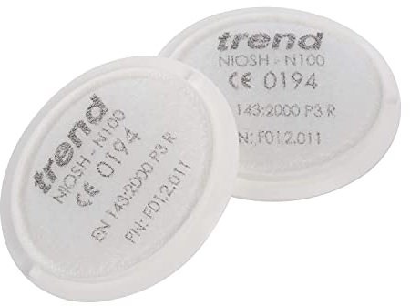 Trend Ersatz P3 Filter (1 Paar) für die Trend Air Stealth Halbmaske, HEPAC Filtration, STEALTH/1
