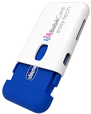 Chicco Bebècare Easy-Tech Universal Anti Abandonment System für Babyschale, Kindersitz, App mit Bluetooth, 3 Alarmstufen - Weiß/Blau, 1 Stück (1er Pack)