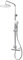 Schulte DuschMaster Rain III mit Einhebelmischer White Style, Duschystem mit Kopf- und Handbrause, D9692614