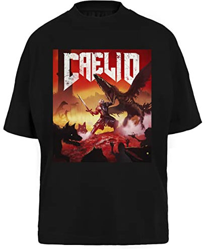 Elden Ring - Caelid Männer Frauen Unisex Baggy T-Shirt Schwarz Men Women Black