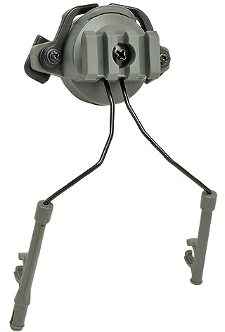 Kisangel Adaptateur Rotatif Casque Support Écouteur Accessoire Rail Rapide pour Tir Sportif Paintball 15X9X4.5Cm