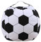 RiToEasysports 18-Zoll-Aufbewahrungssitzsack, Spielzeugaufbewahrungsorganisator und Sitzsackstuhl mit Reißverschluss für das Spielen von Plüschspielzeugen für (Fußball)