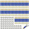 Connecteurs de meubles excentriques 50 pièces, connecteurs de meubles, connecteurs d'armoire, vis de meubles, avec came excentrique à vis et goupille d'assemblage de boulon M6 * 40MM