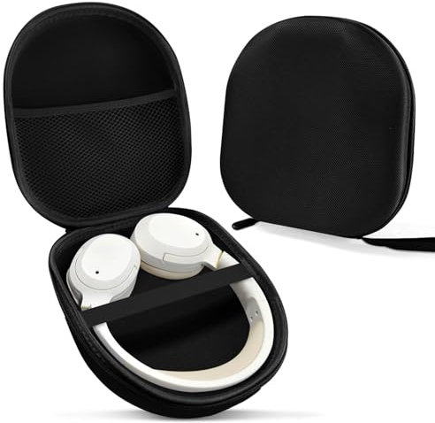 Bocguy Custodia universale per cuffie, custodia da viaggio, compatibile con Sony JBL Marshall Soundcore e altre marche, 20 cm x 18 cm x 6 cm (nero)