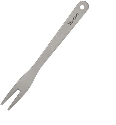 Forchetta da dessert multiuso in titanio, design leggero per servire frutta e formaggi durante le celebrazioni di famiglia (1)