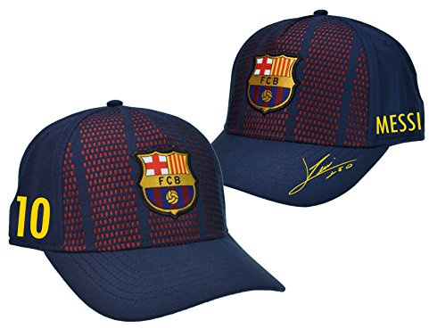 Officiell FC Barcelona Lionel Messi design barnmössa, BLÅ, en storlek