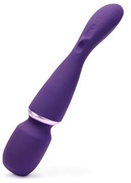 We-Vibe Wand - Masseur corporel puissant Bluetooth, vibromasseur Wand sans fil silencieux étanche avec accessoires, masseur cou nuque epaules dos