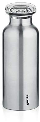 Guzzini - On The Go, Energy Botella Térmica de Viaje S - Acero, Ø 6,5 x h18cm | 330 CC - 11670263