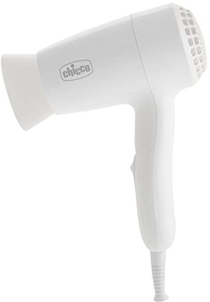 Chicco Mini hårtork för barn, hårtork för barn, minskar risken för solbränna, två temperaturer, med lufttransportör, 0 månader +