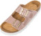 Palado Pantoletten Damen Korfu PL Lack - gefertigt in Spanien - edles Lack-Design - Veloursleder-Decksohle - bequemes Weichfußbett - Plateau-EVA-Sohle Rose UK8 - EU41